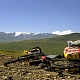 Алтай. Велосипед на фоне вершины Найрамд